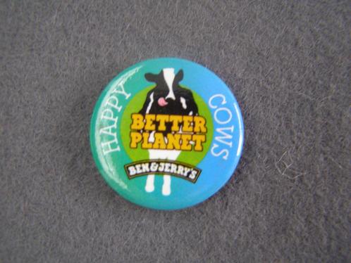 Button : Ben & Jerry's, Verzamelen, Speldjes, Pins en Buttons, Zo goed als nieuw, Button, Merk, Ophalen of Verzenden