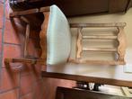 Stoelen met groene bekleding, Maison & Meubles, Autres couleurs, Enlèvement, Utilisé, Bois