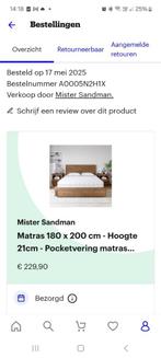 Matras 2 persoons nieuw, Huis en Inrichting, Slaapkamer | Matrassen en Bedbodems, Ophalen, Matras, 180 cm, 200 cm