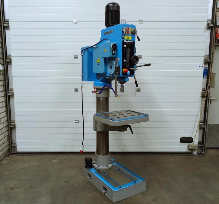 Ibarmia A-50,  Tandwielaangedreven kolomboor, Erlo TCA50, Doe-het-zelf en Bouw, Gereedschap | Boormachines, Gebruikt, Kolomboormachine