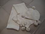 Setje Strass sjaal-muts-handschoenen, Kinderen en Baby's, 110 t/m 116, Ophalen of Verzenden, Zo goed als nieuw, Strass