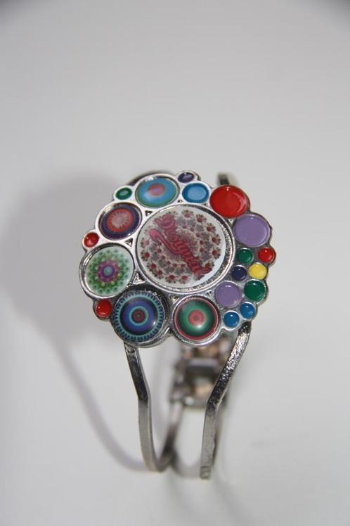Desigual kleurrijk metalen kinder armband, Handtassen en Accessoires, Armbanden, Zo goed als nieuw, Staal, Ophalen of Verzenden