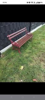 Gietijzeren tuinbank, Ophalen