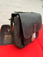 Damestas Bull & Hunt natural leather “one bag, two styles”, Ophalen of Verzenden, Nieuw, Bruin, Handtas