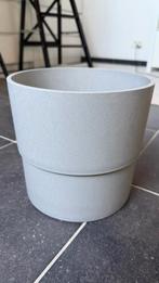 Vuilbakje/bloembak grijs (20cm hoog), Tuin en Terras, Ophalen, Zo goed als nieuw, Rond, Minder dan 30 cm