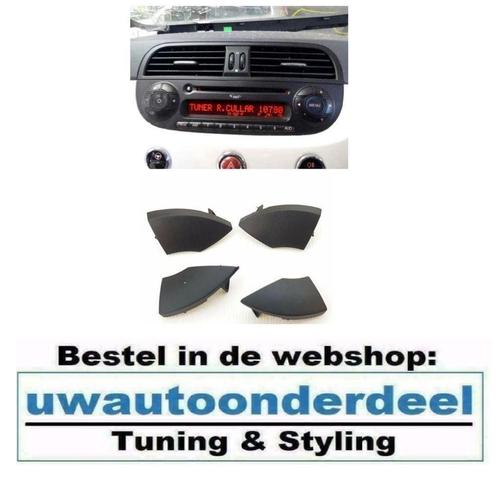 Cd Speler Radio Knopjes Knopje Afdekkap Afdek Kapje Fiat 500, Auto diversen, Tuning en Styling, Verzenden