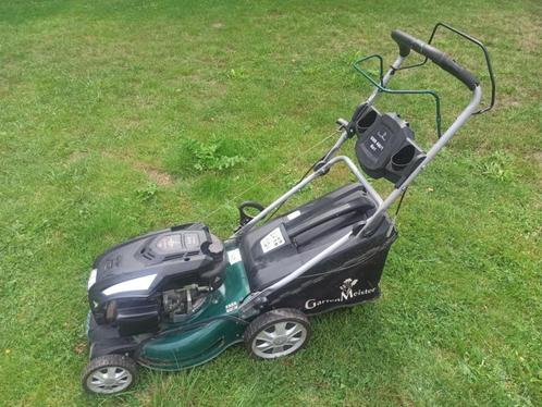 GartenMeister benzine grasmaaier GMR460-1, Tuin en Terras, Grasmaaiers, Gebruikt, Benzine-grasmaaier, 40 t/m 49 cm, Cirkelmaaier