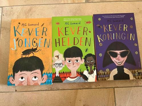 M.G. Leonard - keverjongen (reeks 3 boeken), Boeken, Kinderboeken | Jeugd | onder 10 jaar, Zo goed als nieuw, Fictie algemeen