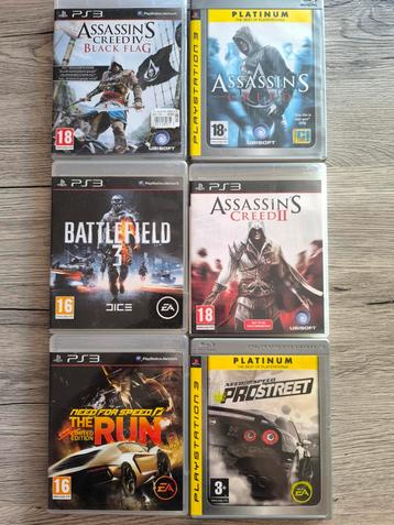 Playstation 3-spellen  beschikbaar voor biedingen