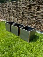 Cortenstaal bloembakken 3x 60x60x60, Ophalen