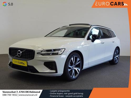 Volvo V60 2.0 T6 Recharge AWD R-Design Panoramadak Navigatie, Auto's, Volvo, Bedrijf, V60, 4x4, ABS, Airbags, Alarm, Boordcomputer