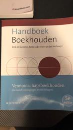 Handboek Boekhouden - Vennootschapsboekhouden (vijfde editie, Boeken, Ophalen of Verzenden, Gelezen, Erik De Lembre; Patricia Everaert