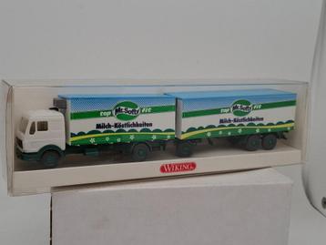 Mercedes vrachtwagen Softby Zuivel - Wiking 1/87 beschikbaar voor biedingen