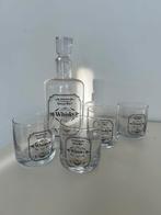Whiskey fles met glazen, Verzamelen, Glas en Drinkglazen, Ophalen, Zo goed als nieuw