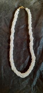 Collier ras de cou 4 rangs croisés perle Fantaisie blanche, Enlèvement ou Envoi