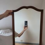 Prachtige vintage spiegel in massief eikenhout 40cm x60cm, Ophalen