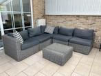 loungeset, Tuin en Terras, Tuinsets en Loungesets, Ophalen, 5 zitplaatsen, Gebruikt, Bank