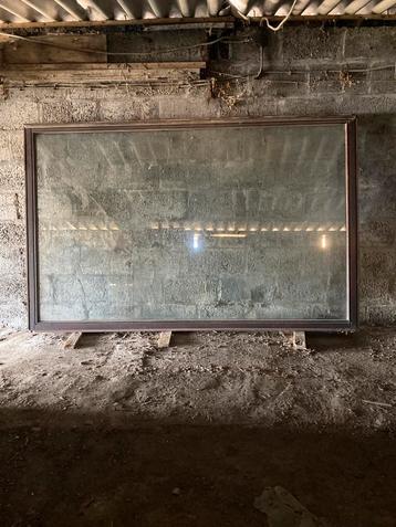 Meranti raam, dubbel glas, Doe-het-zelf en Bouw, Ophalen, Gebruikt