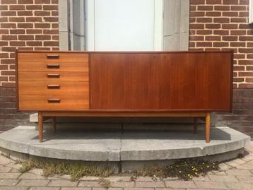 Vintage Sideboard Scandinavisch 1960s Teak, Enlèvement ou Envoi, Utilisé, Teck