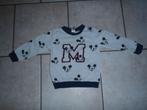 Mickey trui maat 80 - Disney baby, Kinderen en Baby's, Babykleding | Maat 80, Truitje of Vestje, Ophalen of Verzenden, Zo goed als nieuw