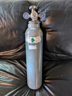 Grote CO2-fles + JBL drukmeter, Dieren en Toebehoren, Vissen | Aquaria en Toebehoren, Ophalen, Zo goed als nieuw