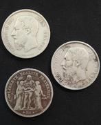 5Fr Léopold II 5Fr Hercules, Timbres & Monnaies, Pièces & Médailles, Argent, Enlèvement ou Envoi