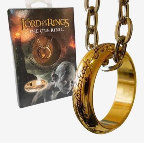 The One Ring - Lord of the Rings - Ring + Ketting - Nieuw, Collections, Lord of the Rings, Neuf, Bijoux, Enlèvement ou Envoi