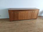 Mooi, strak notenhouten dressoir, Ophalen, Zo goed als nieuw