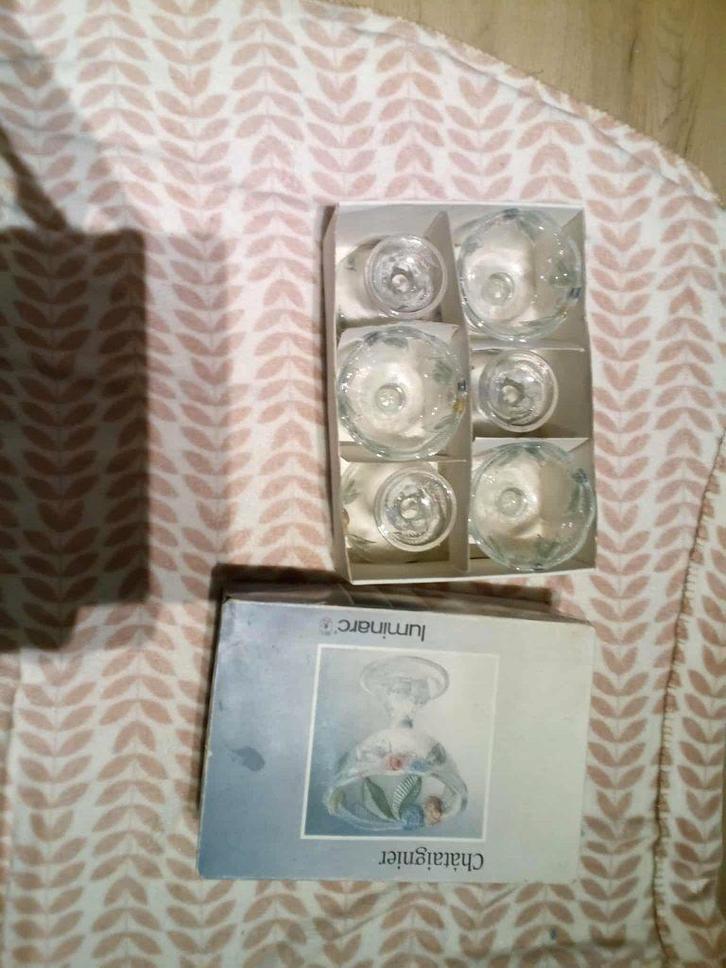 6 luminarc ijssnijder model kastanje, Huis en Inrichting, Keuken | Servies, Zo goed als nieuw, Ophalen