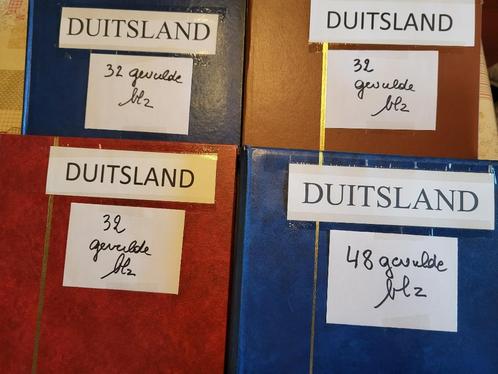 EUROPA DUITSLAND LOT VAN 4 GEVULDE POSTZEGELALBUMS - FOTO'S, Postzegels en Munten, Postzegels | Europa | Duitsland, Gestempeld