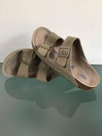 Gratis Verzenden Birkenstock Nieuwe olijf groene slippers 44, Slippers, Overige kleuren, Verzenden, Nieuw