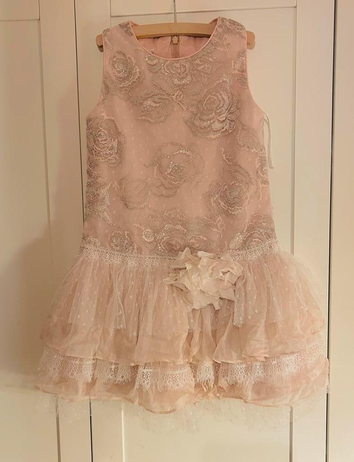 Feest communiekleed linea raffaeli maat 9 jaar, Kinderen en Baby's, Kinderkleding | Maat 134, Zo goed als nieuw, Meisje, Jurk of Rok