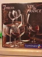 6 wijnglazen dia 6,5 hoogte 13 Cm. + Caraf, Enlèvement