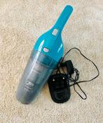 Tafelstofzuiger blauw grijs zwart Decker ce dry dustbuster, Gebruikt, Reservoir, Kruimeldief