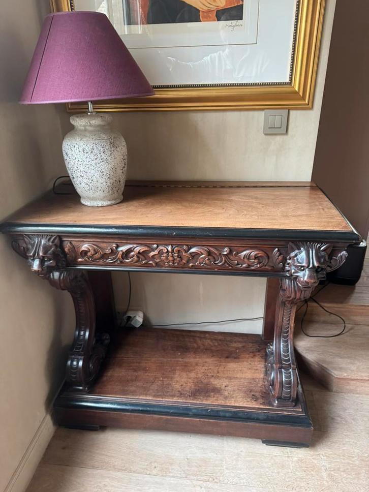 2 antieke plantenbakken van Paleis op de Meir (Antwerpen), Antiek en Kunst, Antiek | Meubels | Tafels, Ophalen