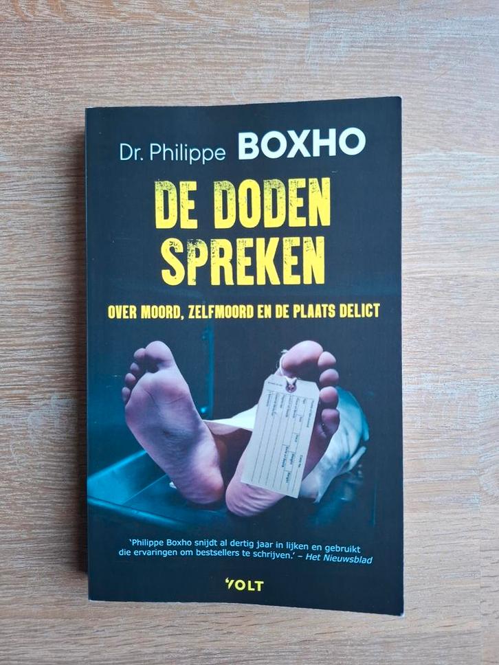 Boek De doden spreken - Dr. Philippe Boxho, Livres, Livres Autre, Comme neuf, Enlèvement ou Envoi
