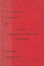 Syllabus Tekstanalyse - Samenvatting Nederlands., Boeken, Studieboeken en Cursussen, Ophalen of Verzenden, Alpha, Gelezen, Hoger Onderwijs