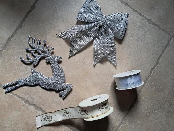 Pakket Kerstversiering (zie foto's), Diversen, Kerst, Zo goed als nieuw, Ophalen of Verzenden