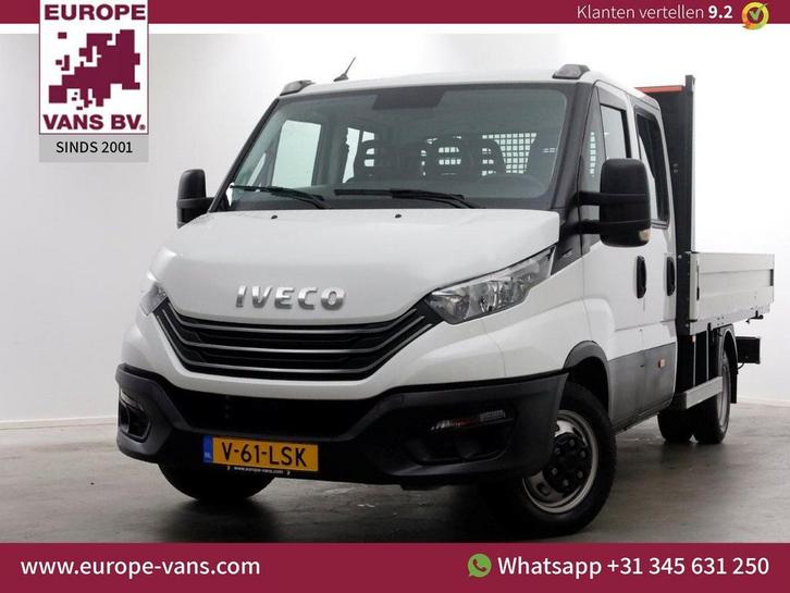 Iveco Daily 35C14 136pk E6 Open Laadbak D.C. Trekhaak 3500kg, Auto's, Bestelwagens en Lichte vracht, Bedrijf, ABS, Centrale vergrendeling