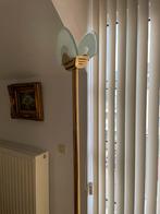 Staanlamp met voetschakelaar, Huis en Inrichting, Lampen | Vloerlampen, Ophalen, Gebruikt, Metaal