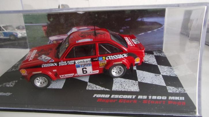 FORD ESCORT MK2 RS CLARK au RAC 76.IXO NEUVE 1/43, Hobby en Vrije tijd, Modelauto's | 1:43, Nieuw, Auto, Overige merken, Ophalen of Verzenden