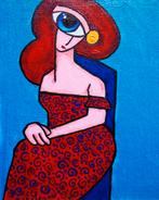 Peinture « La fille timide », Envoi