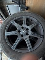 4 pneus ete 205/55/R16 montés sur jantes alu noires, Auto-onderdelen, Banden en Velgen, Ophalen, Zomerbanden, Band(en)
