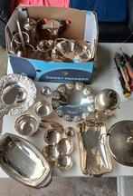 Verzilverde schalen/schotels potjes enz, Antiek en Kunst, Antiek | Bestek, Ophalen of Verzenden