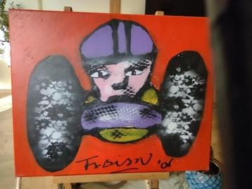 Schilderij FABIAN het Race Monster beschikbaar voor biedingen