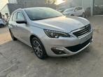 Peugeot 308 SW 1.6 HDi Diesel 2017 Euro 6b, Autos, Cuir, Argent ou Gris, Achat, Euro 6