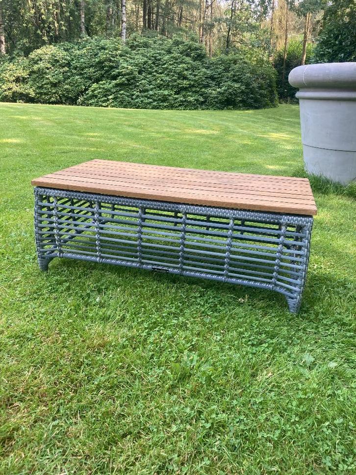 'Manifesto Furniture' outdoor salon/lounge tafel, Huis en Inrichting, Tafels | Bijzettafels, Gebruikt, Rechthoekig, Minder dan 45 cm