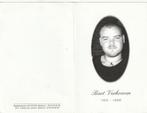 Para Tielen Bart Verhoeven  Vogelsang 2000, Verzamelen, Bidprentjes en Rouwkaarten, Ophalen of Verzenden