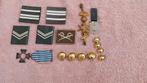 Knoppen voor militaire badges, Ophalen of Verzenden