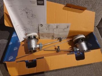 Grohe waste garnituur chroom (2 nieuwe afvoerpluggen) beschikbaar voor biedingen
